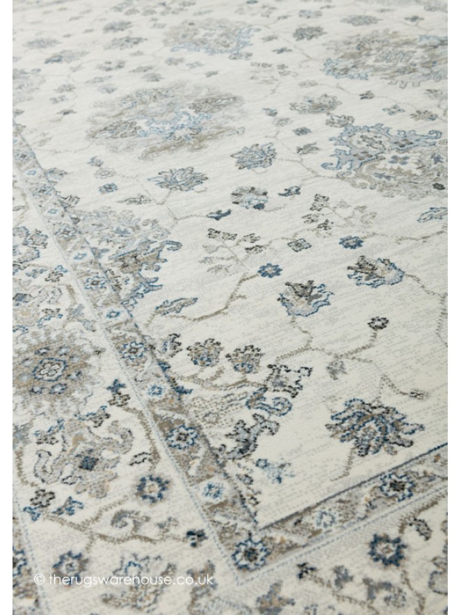 Tebrisi Cream Blue Rug - 6