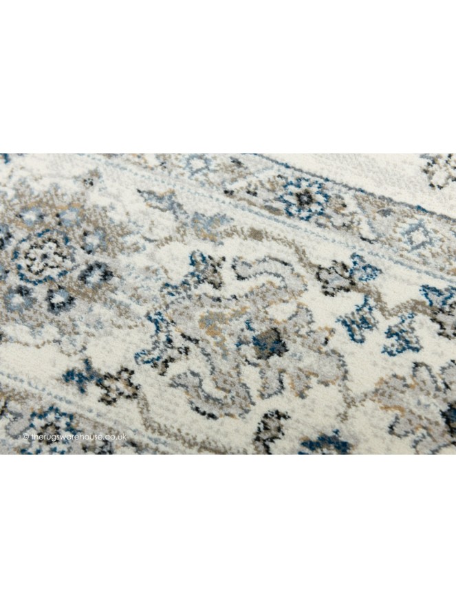 Tebrisi Cream Blue Rug - 7