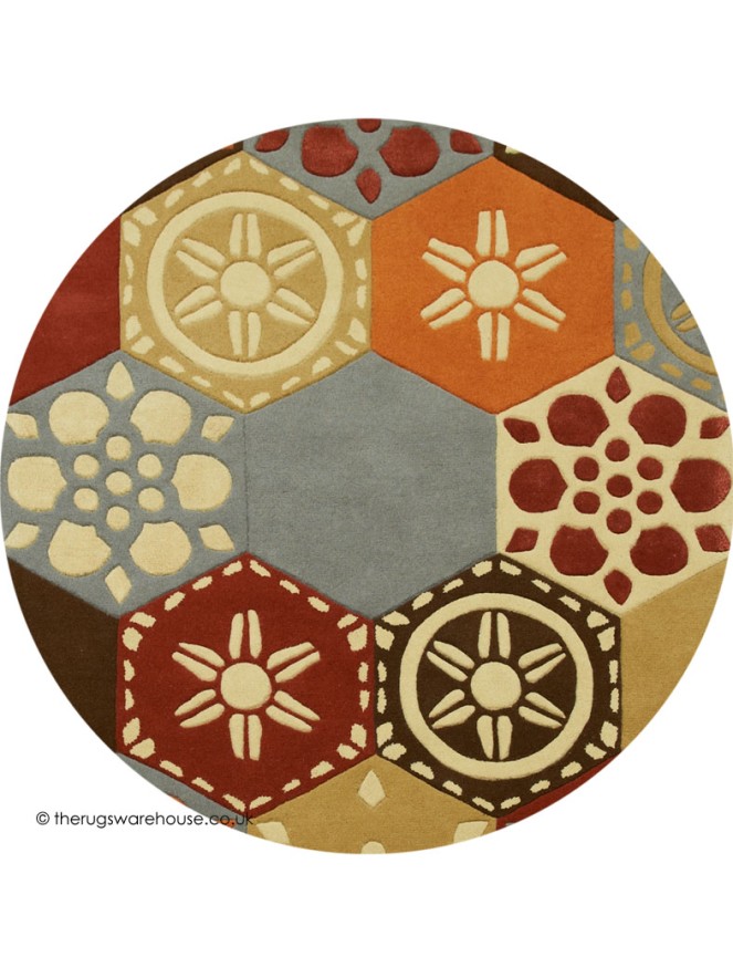 Bareli Circle Rug - 8