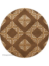 Cassiano Circle Rug - Thumbnail - 7