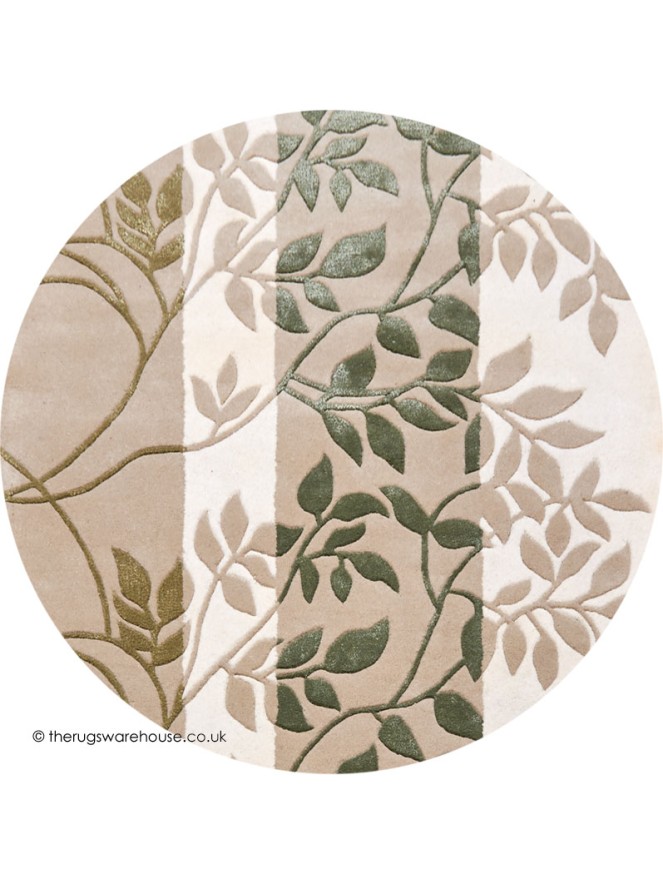 Montreaux Beige Circle Rug - 7