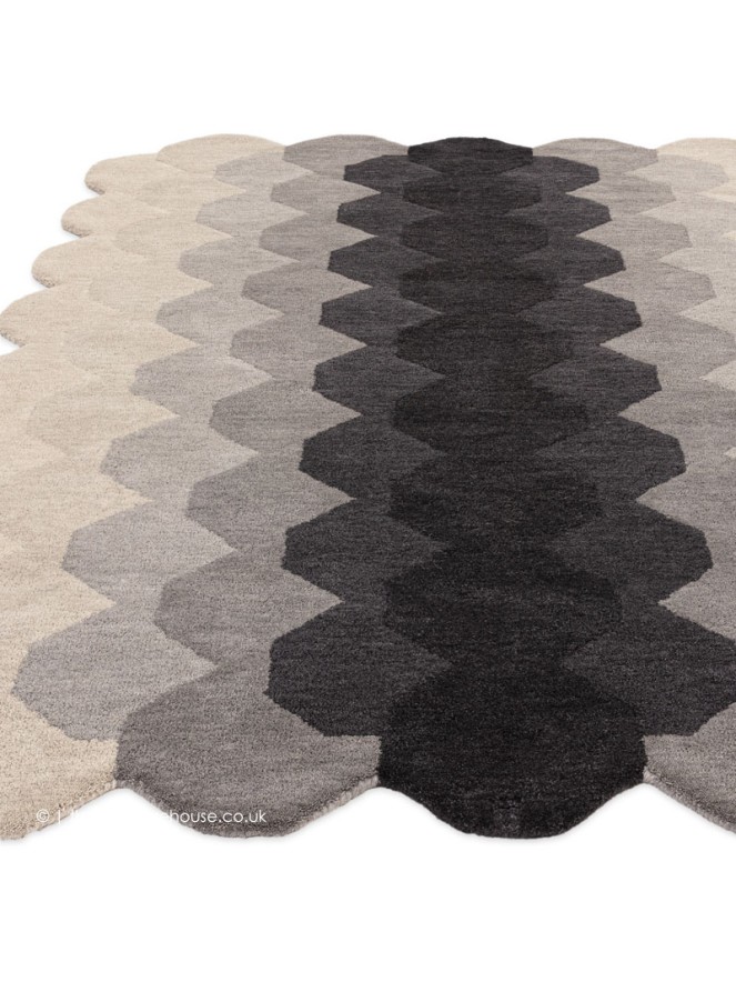 Hive Charcoal Rug - 6