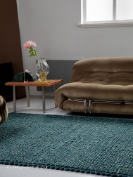 Pinstripe Green Rug - Thumbnail - 2