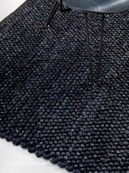 Pinstripe Navy Rug - Thumbnail - 3