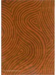 Groove Burnt Orange Rug - Thumbnail - 7