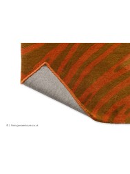 Groove Burnt Orange Rug - Thumbnail - 5