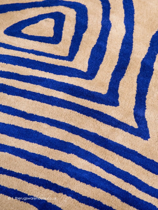 Groove Electric Blue Rug - 3