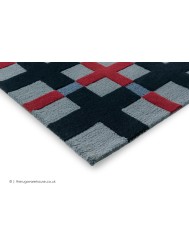 Milano Royal Blue Rug - Thumbnail - 4