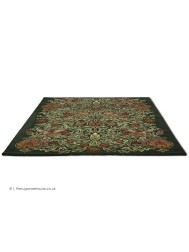 Bird Tump Green Rug - Thumbnail - 7