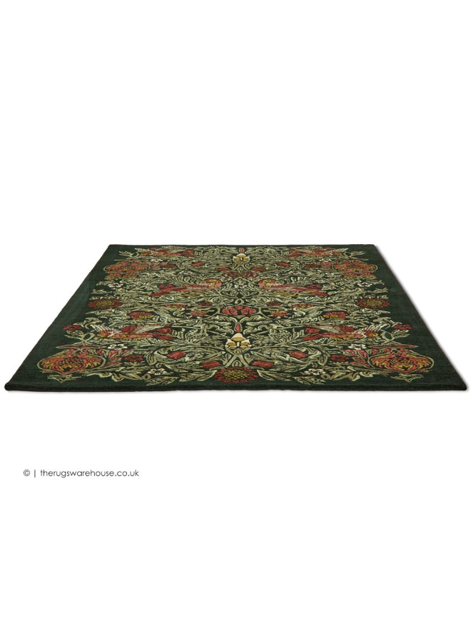 Bird Tump Green Rug - 7