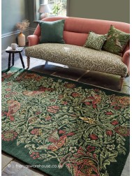 Bird Tump Green Rug - Thumbnail - 2