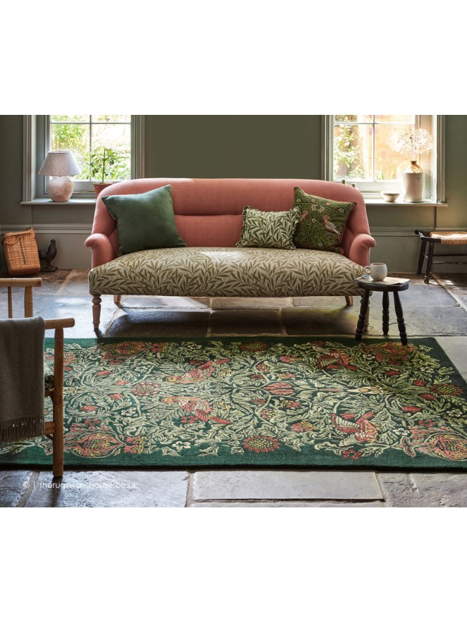 Bird Tump Green Rug - 3