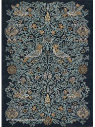 Bird Webbs Blue Rug - Thumbnail - 8