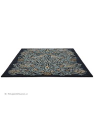 Bird Webbs Blue Rug - Thumbnail - 7