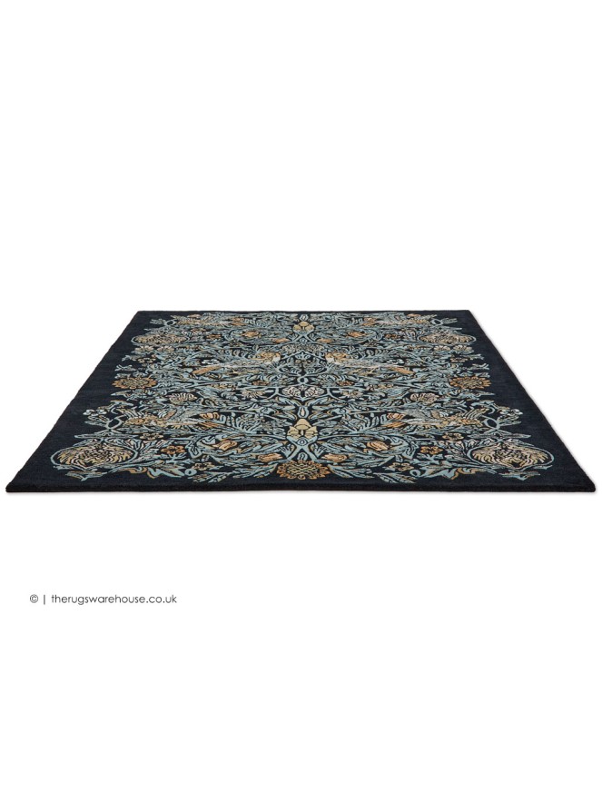 Bird Webbs Blue Rug - 7