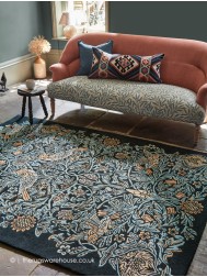 Bird Webbs Blue Rug - Thumbnail - 2