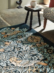 Bird Webbs Blue Rug - Thumbnail - 4