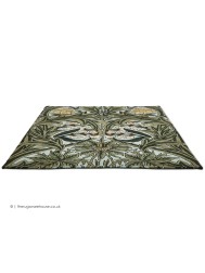 Bluebell Leafy Green Rug - Thumbnail - 7