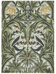 Bluebell Leafy Green Rug - Thumbnail - 8