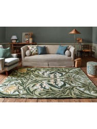 Bluebell Leafy Green Rug - Thumbnail - 3