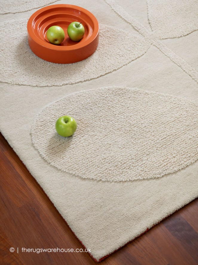 Solid Stem Ecru Rug - 3