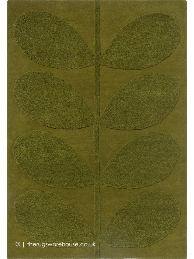 Solid Stem Fern Rug - 7