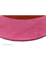 Flower Pink Red Rug - Thumbnail - 3