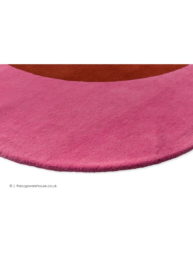 Flower Pink Red Rug - 3