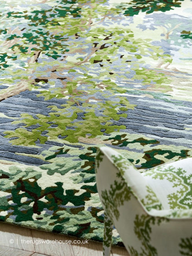 Ancient Canopy Green Rug - 4