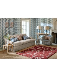 Woodland Glade Red Rug - Thumbnail - 3