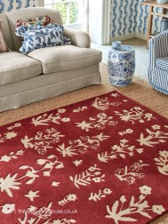 Woodland Glade Red Rug - Thumbnail - 4