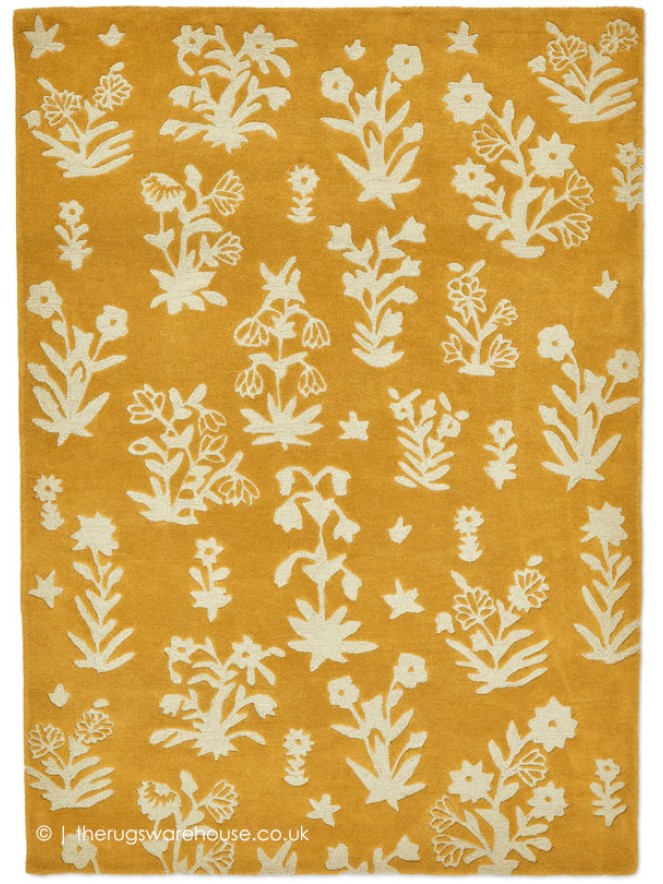 Woodland Glade Gold Rug - 9