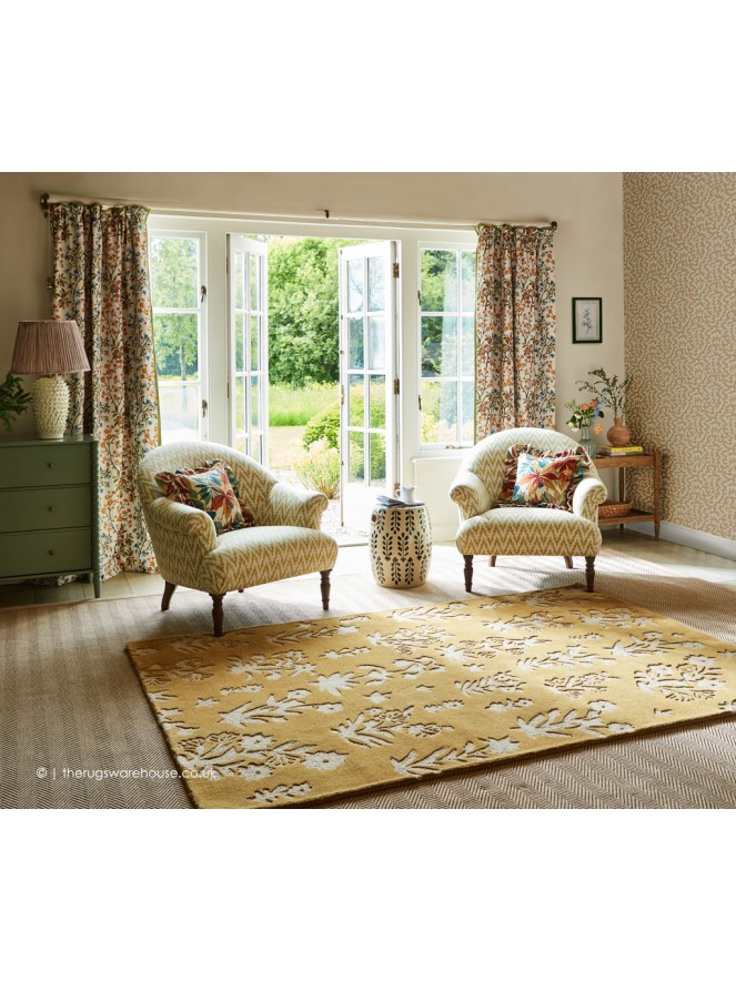 Woodland Glade Gold Rug - 3