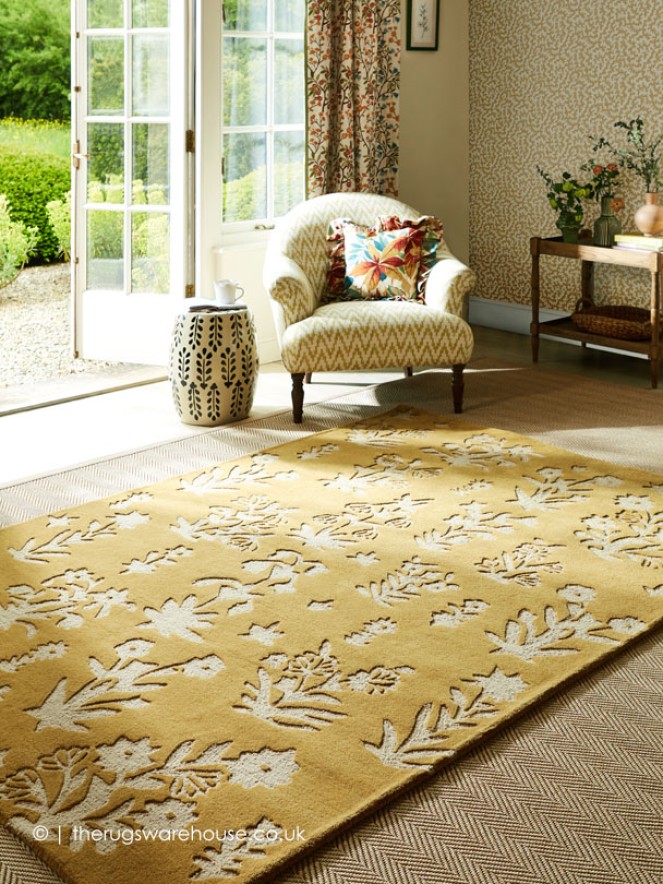 Woodland Glade Gold Rug - 2