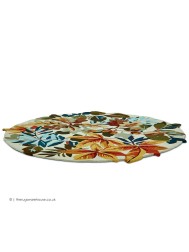 Robins Wood Light Mix Circle Rug - Thumbnail - 8