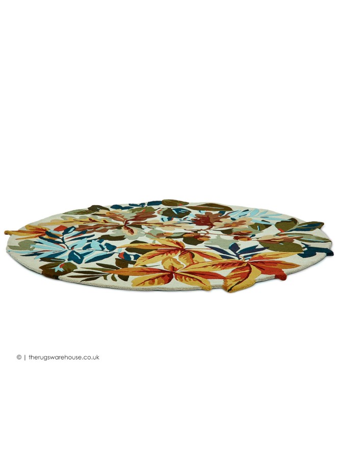 Robins Wood Light Mix Circle Rug - 8