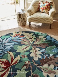 Robins Wood Dark Mix Circle Rug - Thumbnail - 4