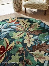 Robins Wood Dark Mix Circle Rug - Thumbnail - 5