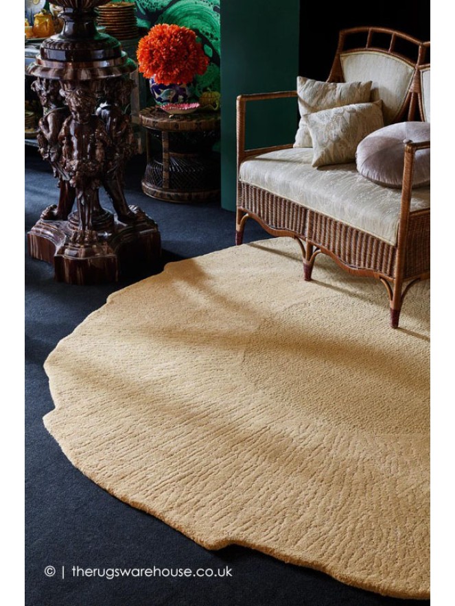 Eye Flower Beige Rug - 2