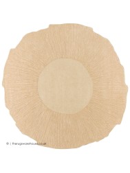 Eye Flower Beige Rug - Thumbnail - 4