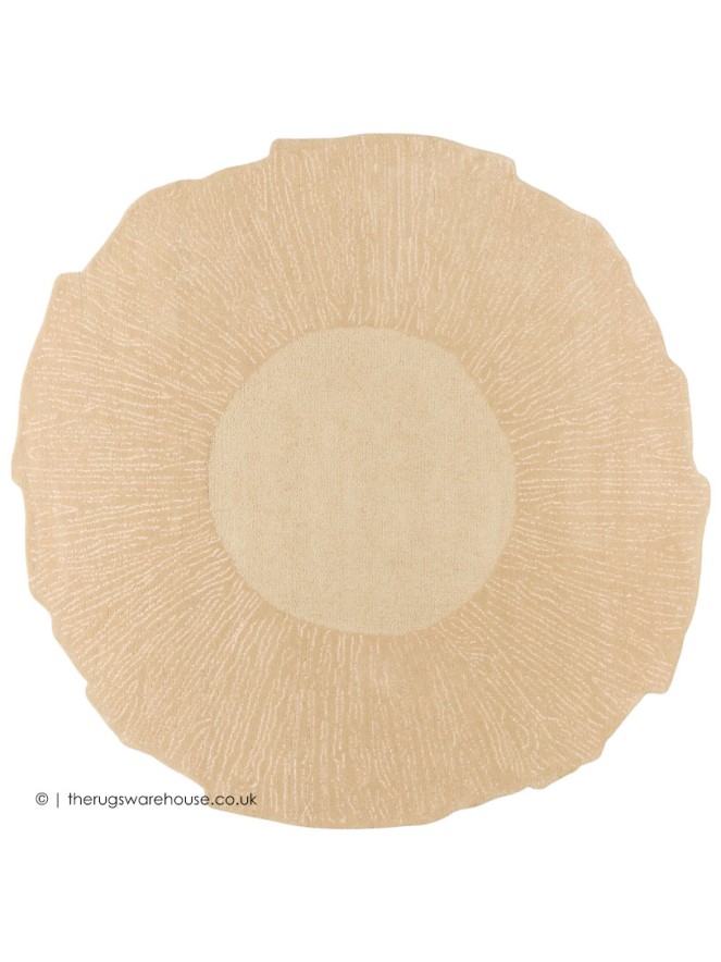 Eye Flower Beige Rug - 4