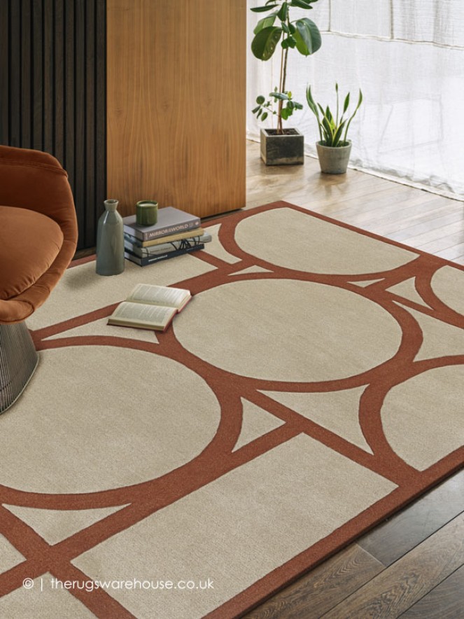 Metro Rust Rug - 2