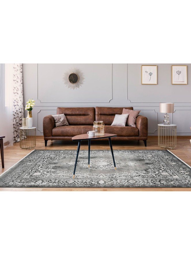Orsay Classic Silver Rug - 3