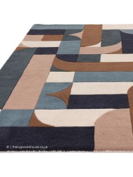 Klotski Teal Rug - Thumbnail - 2