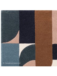 Klotski Teal Rug - Thumbnail - 4