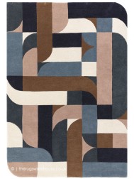 Klotski Teal Rug - Thumbnail - 6