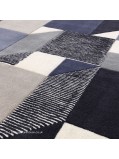 Memphis Blue Geometric Handmade Wool Modern Rug by Asiatic | The Rugs ...