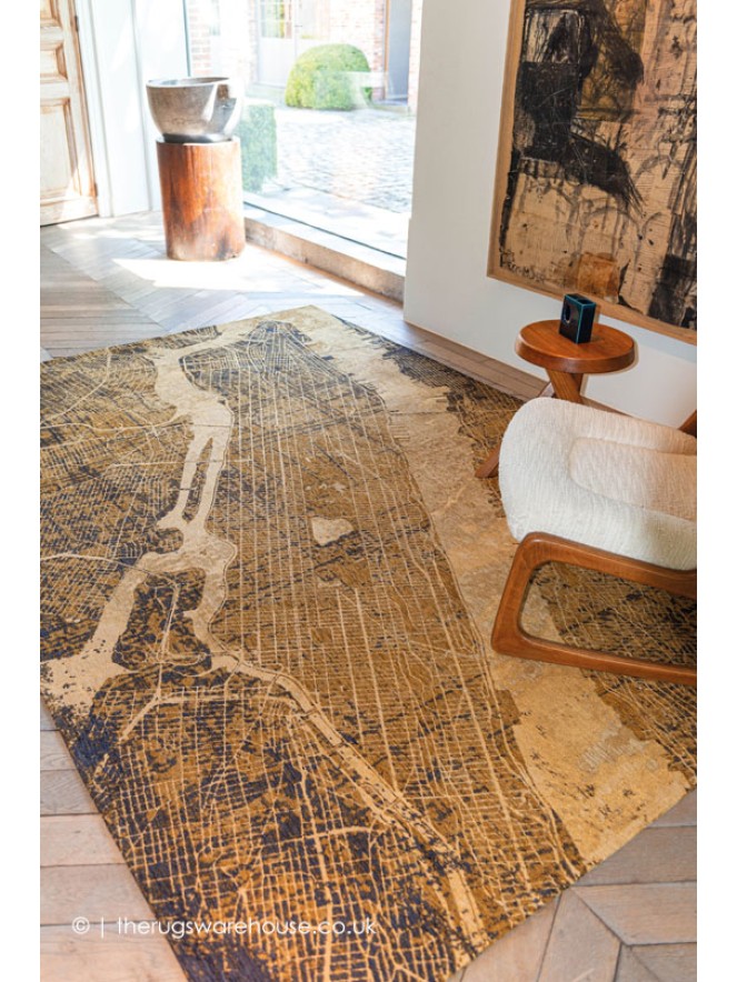 New York Gatsby Gold Rug - 2