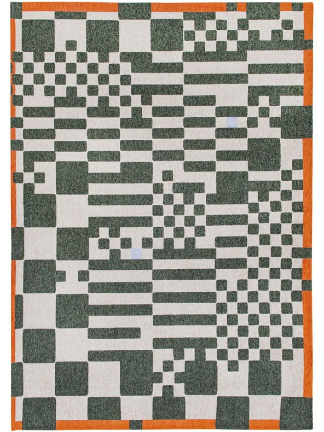 Chess Green Rug - 8