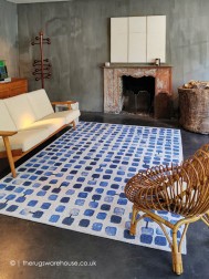 Cobblestone Blue Rug - Thumbnail - 2